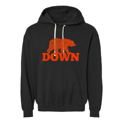 Orange Bear Custom Classic Down Garment-Dyed Fleece Hoodie