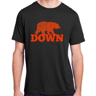 Orange Bear Custom Classic Down Adult ChromaSoft Performance T-Shirt