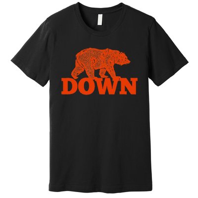 Orange Bear Custom Classic Down Premium T-Shirt