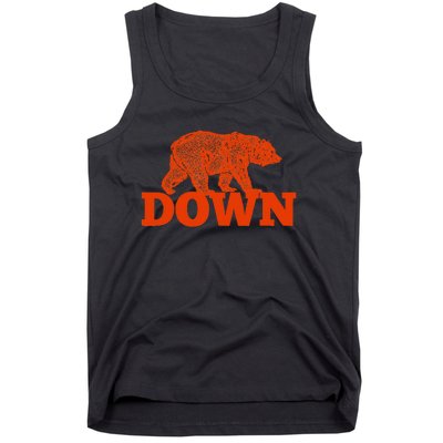 Orange Bear Custom Classic Down Tank Top