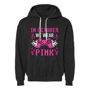 October Breast Cancer Awareness Gaming Collection Garment-Dyed Fleece Hoodie