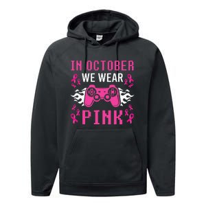 October Breast Cancer Awareness Gaming Collection Performance Fleece Hoodie