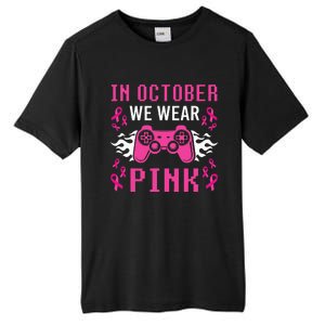 October Breast Cancer Awareness Gaming Collection Tall Fusion ChromaSoft Performance T-Shirt