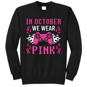 October Breast Cancer Awareness Gaming Collection Tall Sweatshirt