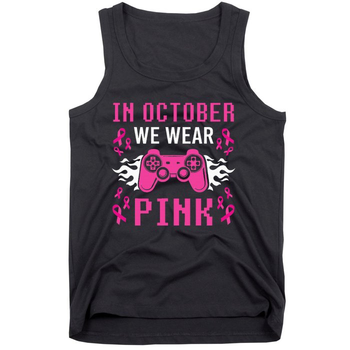 October Breast Cancer Awareness Gaming Collection Tank Top