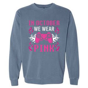 October Breast Cancer Awareness Gaming Collection Garment-Dyed Sweatshirt