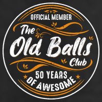 Old Balls Club 50th Birthday Funny 50 Years Of Awesome 1973 11oz C Handle Ceramic Mug