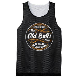 Old Balls Club 50th Birthday Funny 50 Years Of Awesome 1973 Mesh Reversible Basketball Jersey Tank