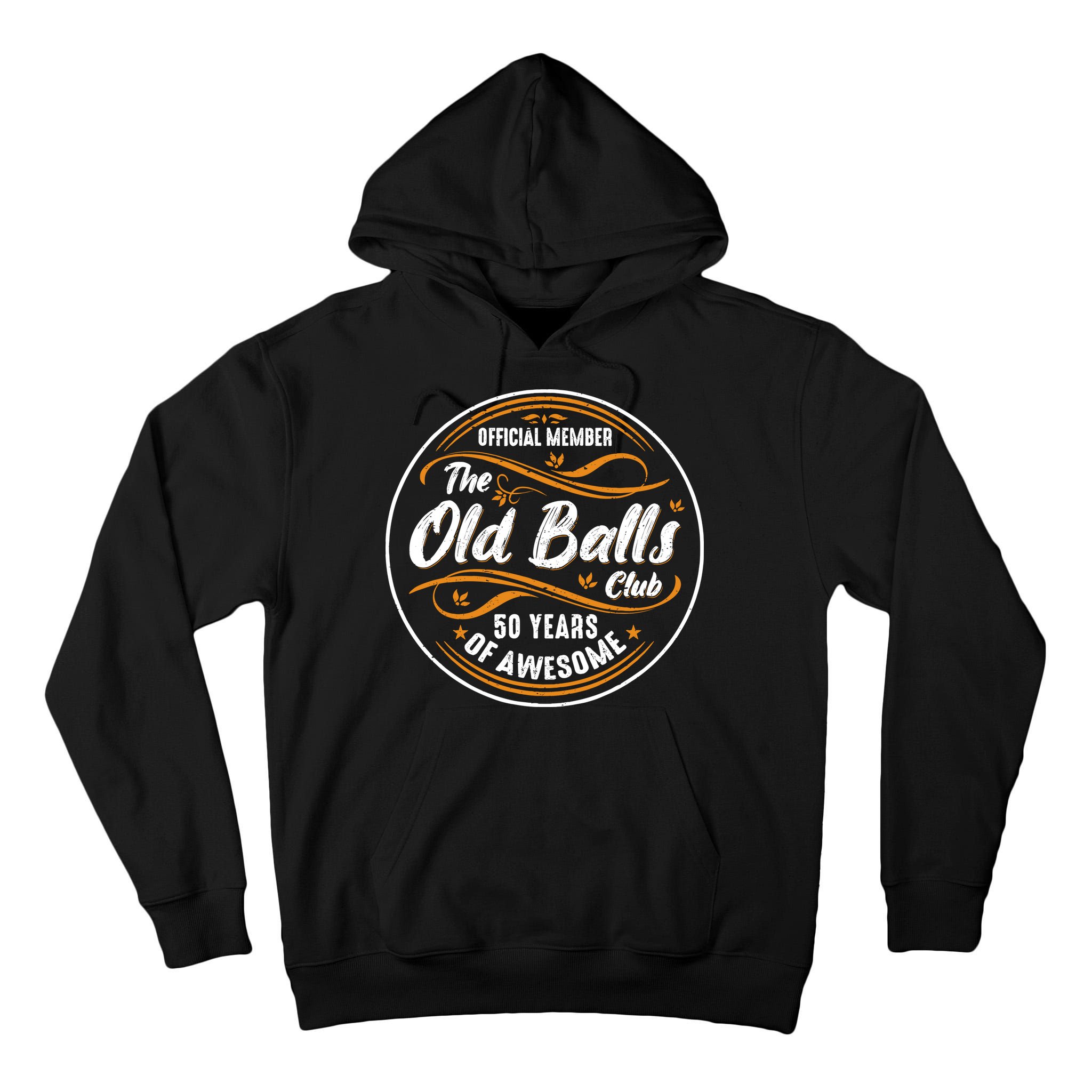 Old Balls Club 50th Birthday Funny 50 Years Of Awesome 1973 Tall Hoodie