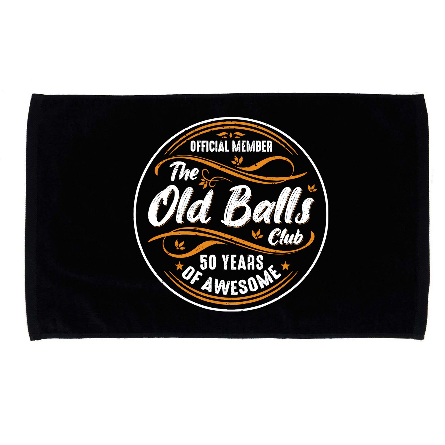 Old Balls Club 50th Birthday Funny 50 Years Of Awesome 1973 Microfiber Hand Towel