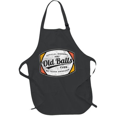  Old Balls Club 80 Years of Awesome 1940 Funny 80th Birthday Apron