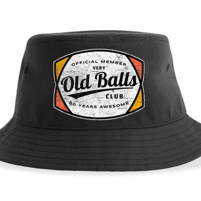  Old Balls Club 80 Years of Awesome 1940 Funny 80th Birthday Sustainable Bucket Hat