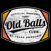  Old Balls Club 80 Years of Awesome 1940 Funny 80th Birthday Sustainable Bucket Hat