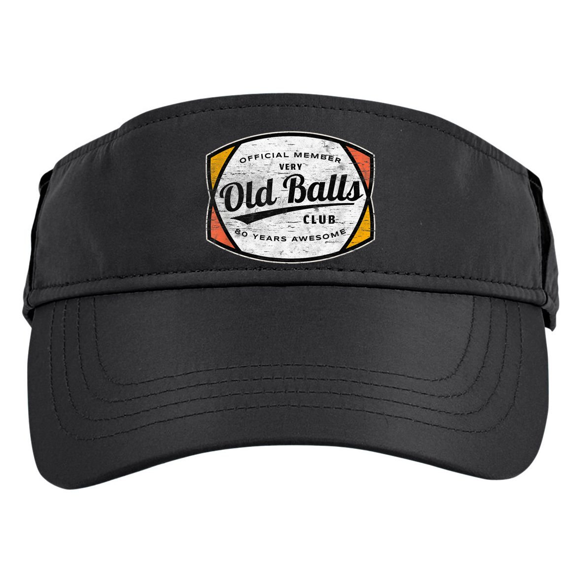  Old Balls Club 80 Years of Awesome 1940 Funny 80th Birthday Adult Drive Performance Visor