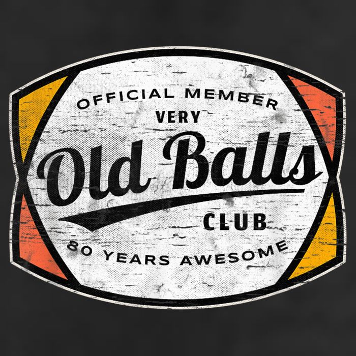  Old Balls Club 80 Years of Awesome 1940 Funny 80th Birthday Adult Drive Performance Visor