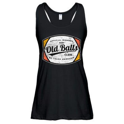  Old Balls Club 80 Years of Awesome 1940 Funny 80th Birthday Ladies Essential Flowy Tank
