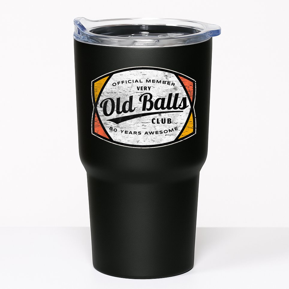  Old Balls Club 80 Years of Awesome 1940 Funny 80th Birthday Tumbler