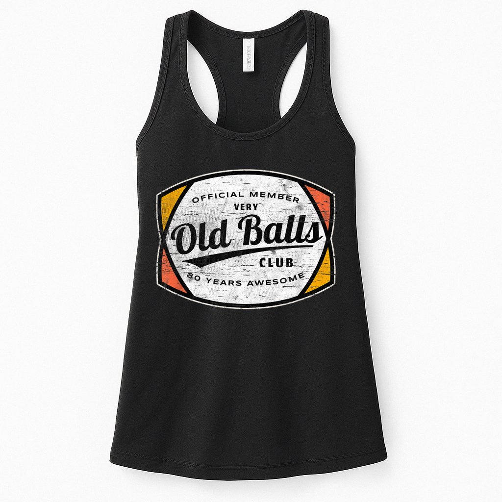  Old Balls Club 80 Years of Awesome 1940 Funny 80th Birthday Womens Tank Top