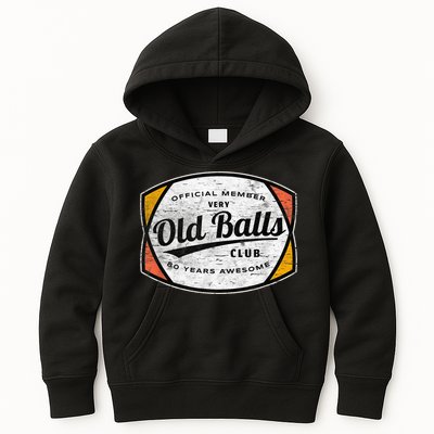 Old Balls Club 80 Years of Awesome 1940 Funny 80th Birthday Kids Hoodie