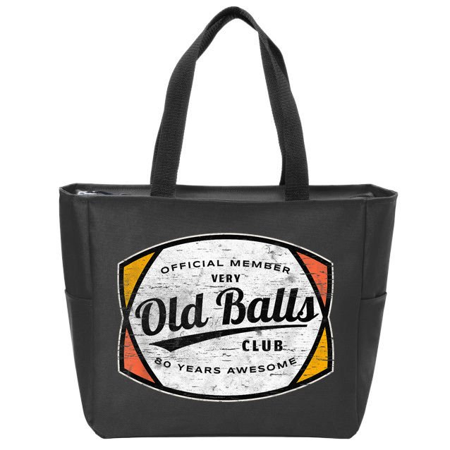  Old Balls Club 80 Years of Awesome 1940 Funny 80th Birthday Zip Tote Bag
