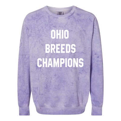 Ohio Breeds Champions Colorblast Crewneck Sweatshirt