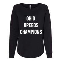 Ohio Breeds Champions Womens California Wash Sweatshirt