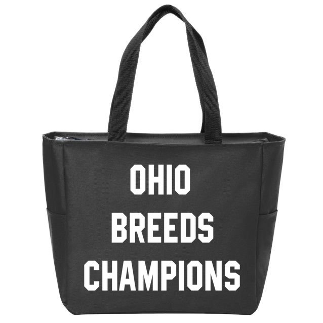 Ohio Breeds Champions Zip Tote Bag