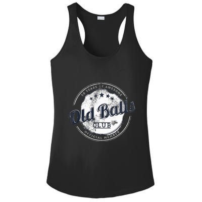 Old Balls Club Ladies PosiCharge Competitor Racerback Tank