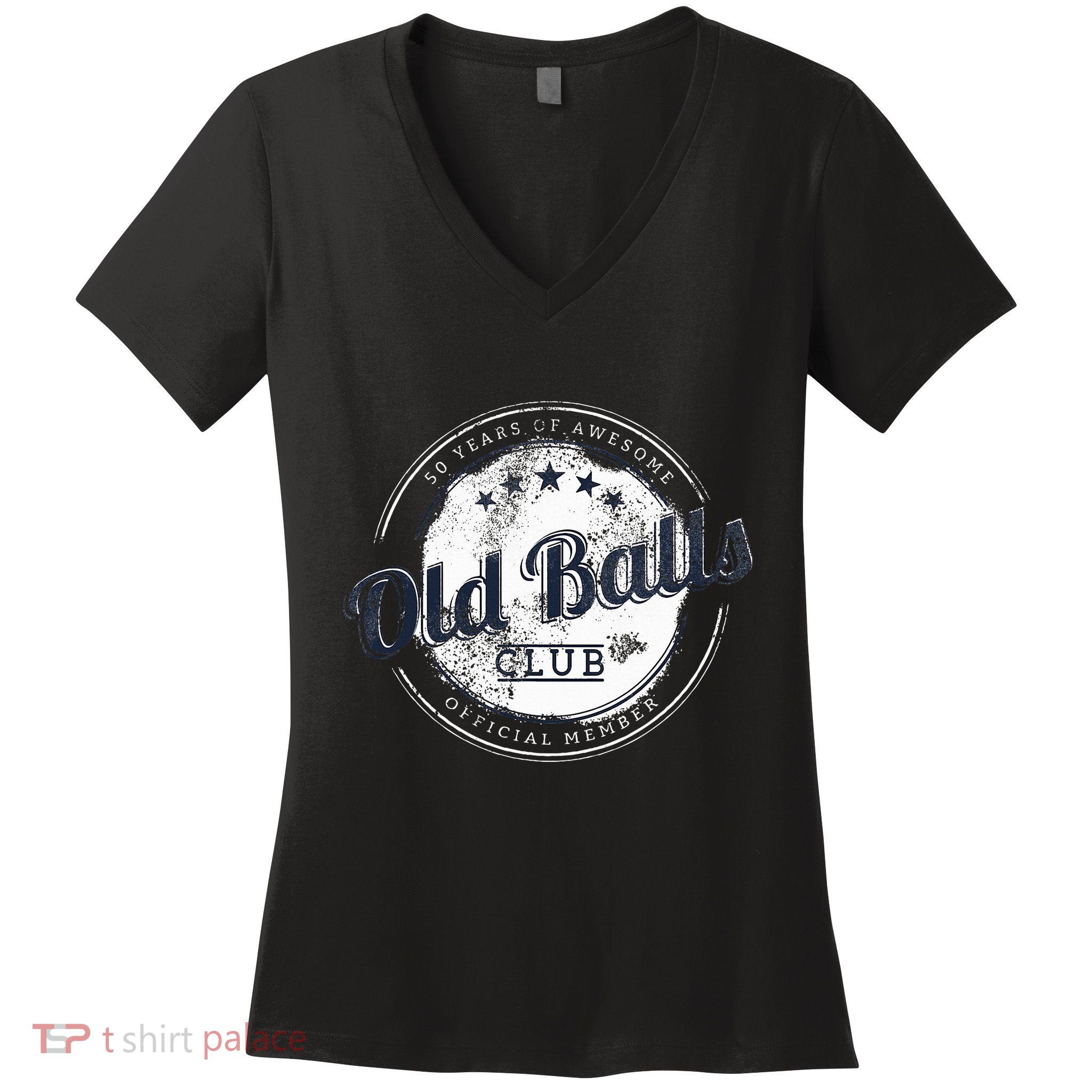 Old Balls Club Women's V-Neck T-Shirt
