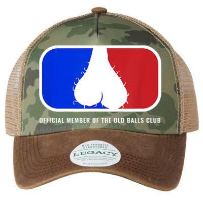 Old Balls Club Funny 40th 50th 60th Birthday For Him Legacy Tie Dye Trucker Hat