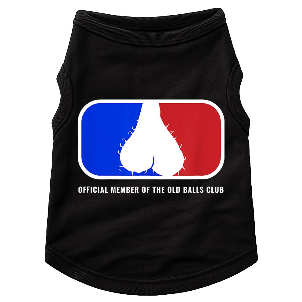 Old Balls Club Funny 40th 50th 60th Birthday For Him Doggie Tank