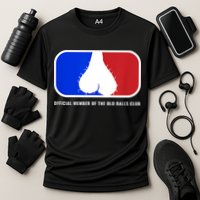 Old Balls Club Funny 40th 50th 60th Birthday For Him Cooling Performance Crew T-Shirt