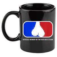 Old Balls Club Funny 40th 50th 60th Birthday For Him 11oz C Handle Ceramic Mug
