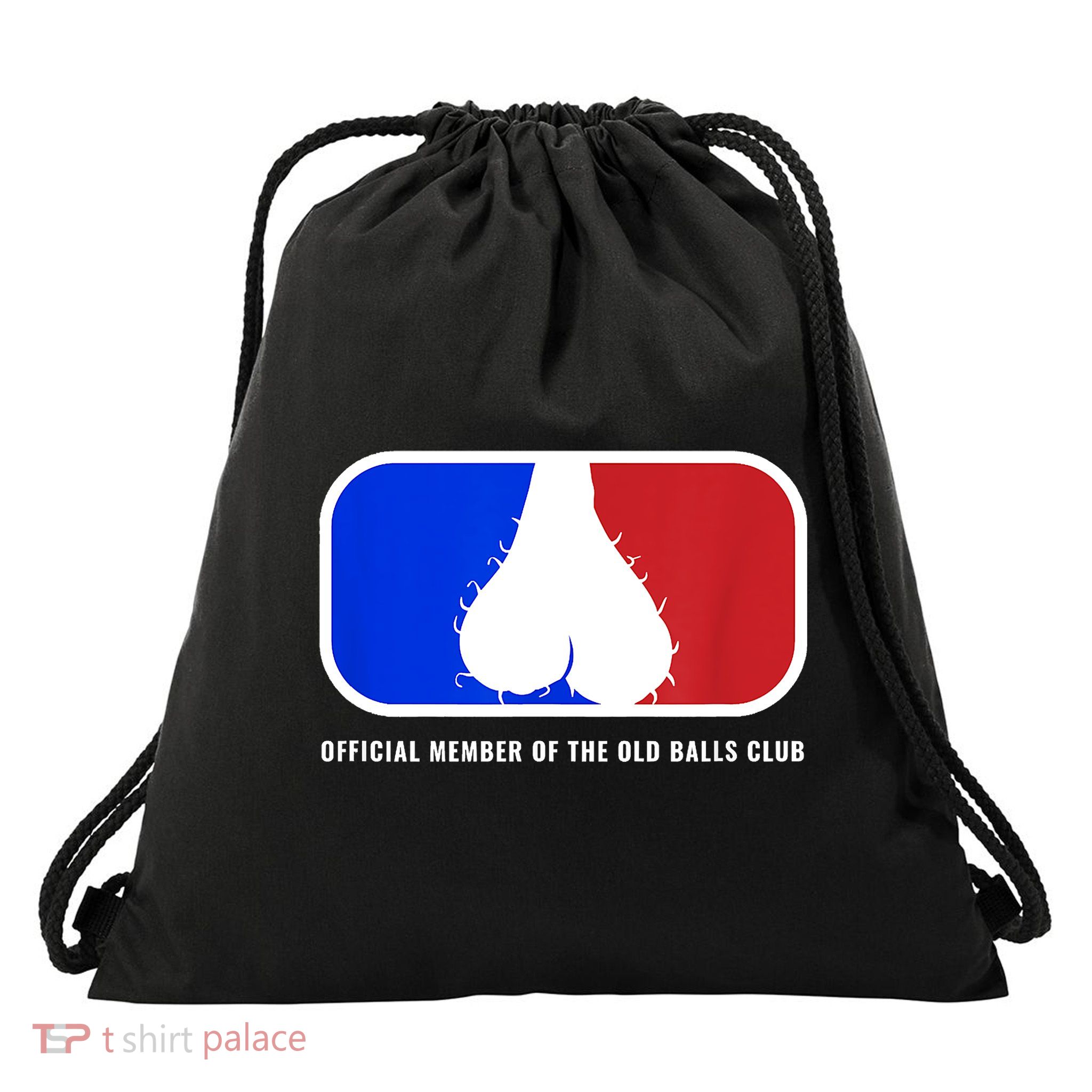 Old Balls Club Funny 40th 50th 60th Birthday For Him Drawstring Bag