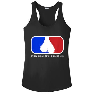 Old Balls Club Funny 40th 50th 60th Birthday For Him Ladies PosiCharge Competitor Racerback Tank