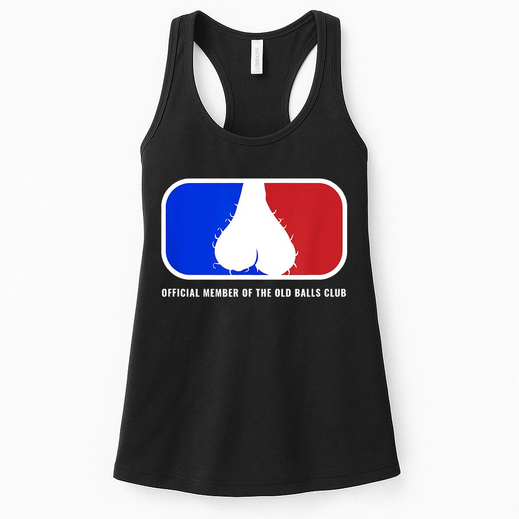 Old Balls Club Funny 40th 50th 60th Birthday For Him Womens Tank Top