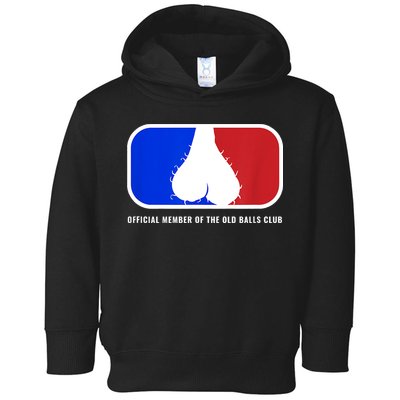 Old Balls Club Funny 40th 50th 60th Birthday For Him Toddler Hoodie