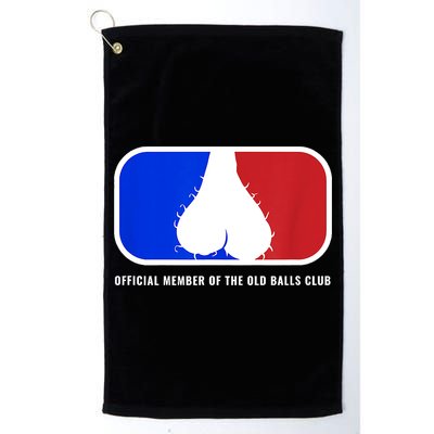 Old Balls Club Funny 40th 50th 60th Birthday For Him Golf Towel
