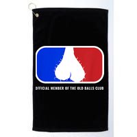 Old Balls Club Funny 40th 50th 60th Birthday For Him Golf Towel