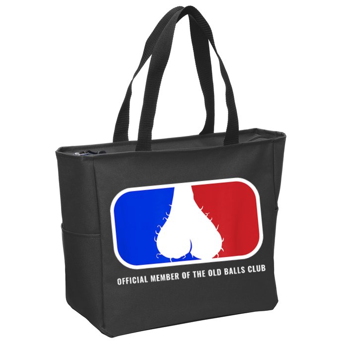 Old Balls Club Funny 40th 50th 60th Birthday For Him Zip Tote Bag