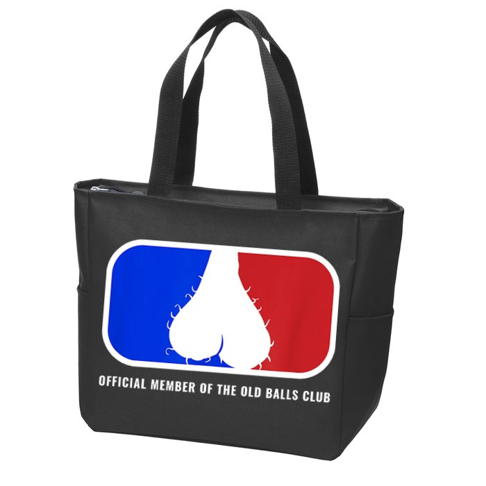Old Balls Club Funny 40th 50th 60th Birthday For Him Zip Tote Bag