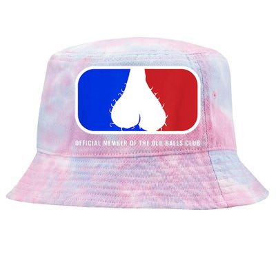 Old Balls Club Funny 40th 50th 60th Birthday For Him Tie-Dyed Bucket Hat