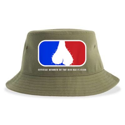 Old Balls Club Funny 40th 50th 60th Birthday For Him Sustainable Bucket Hat