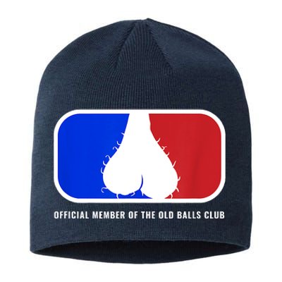 Old Balls Club Funny 40th 50th 60th Birthday For Him Sustainable Beanie