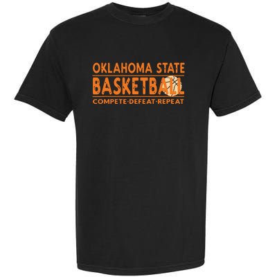 Oklahoma Basketball Compete Defeat Repeat Garment-Dyed Heavyweight T-Shirt