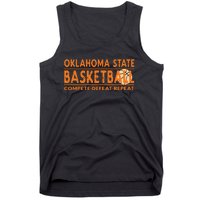 Oklahoma Basketball Compete Defeat Repeat Tank Top