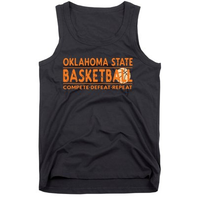 Oklahoma Basketball Compete Defeat Repeat Tank Top