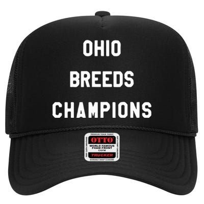 Ohio Breeds Champions High Crown Mesh Back Trucker Hat