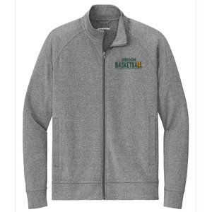 Oregon Basketball Compete Defeat Repeat Stretch Full-Zip Cadet Jacket