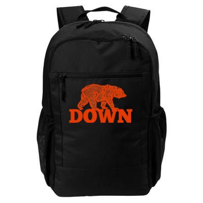 Orange Bear Custom Classic Down Daily Commute Backpack